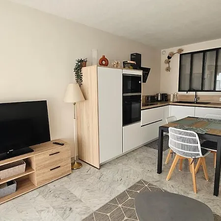 Le Syracuse - T2 - Balcon Vue - Piscine - Parking דירה אנטיב